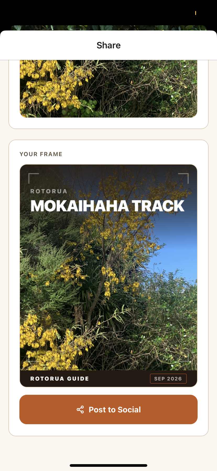 Rotorua Guide App Interface